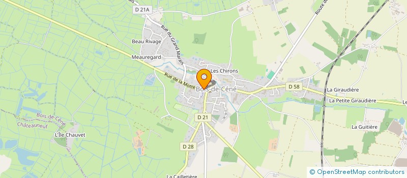 localisation de l'entreprise VERS LES POULES à BOIS-DE-CENE