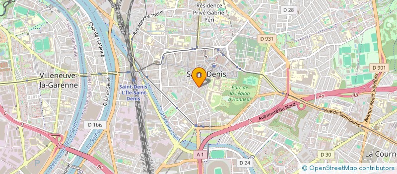 localisation de l'entreprise VERS UN RESEAU D'ACHAT EN COMMUN PLAINE COMMUNE ( VRAC PLAINE COMMUNE ) à SAINT-DENIS