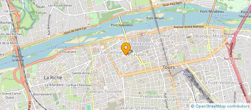 localisation de l'entreprise VERS UNE TRANSFORMATION LITTERAIRE ET SOCIALE à TOURS