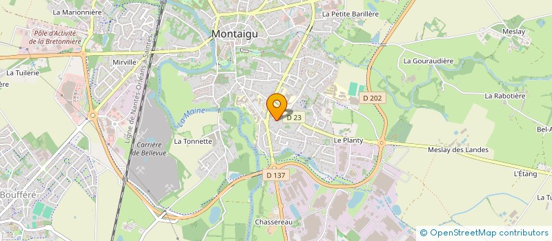 localisation de l'entreprise VERSA CREW  MONTAIGU-VENDEE