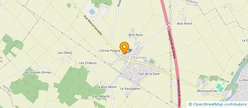 localisation de l'entreprise VERSACORP à PANNES