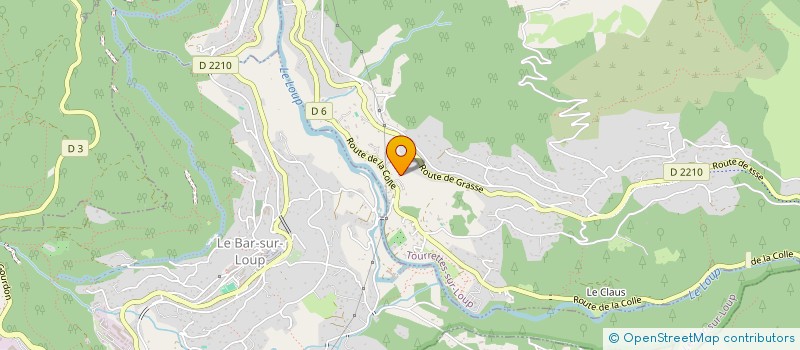 localisation de l'entreprise VERSAGE à TOURRETTES-SUR-LOUP