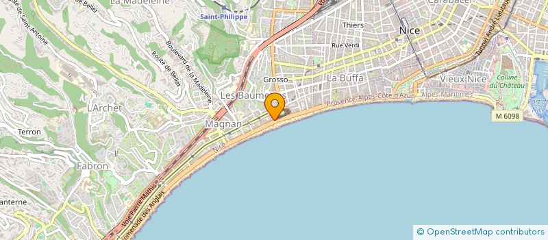 localisation de l'entreprise VERSAILLE  NICE