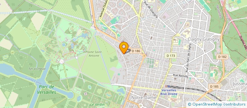 localisation de l'entreprise VERSAILLES AFRIQUE à VERSAILLES
