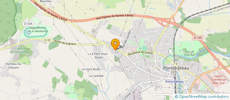 localisation de l'entreprise VERSAILLES AUTOMOBILES à PONTCHATEAU