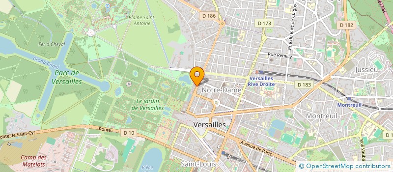 localisation de l'entreprise VERSAILLES CHAPITEAUX à VERSAILLES