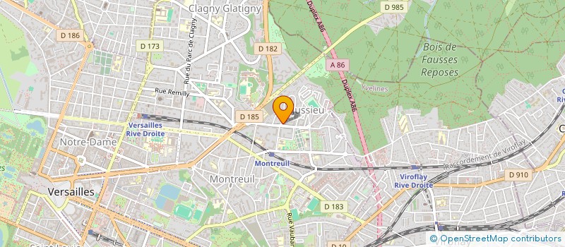 localisation de l'entreprise VERSAILLES COIFFURES à VERSAILLES