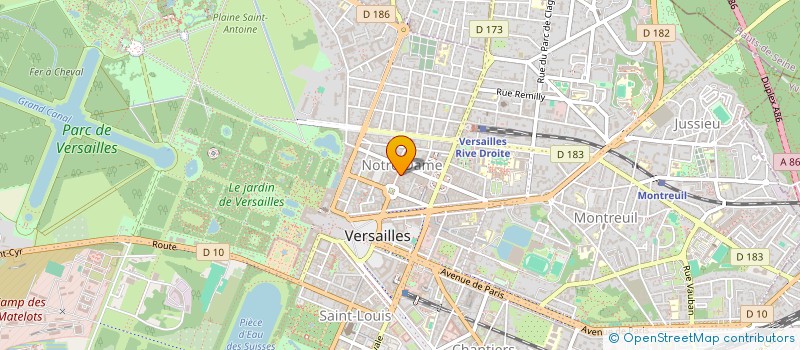 localisation de l'entreprise VERSAILLES CUISINE DE A A Z à VERSAILLES