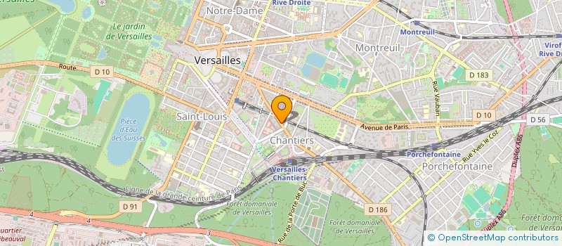 localisation de l'entreprise VERSAILLES EXOTIQUES à VERSAILLES