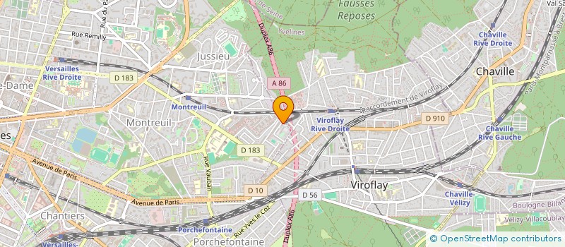 localisation de l'entreprise VERSAILLES HANDBALL CLUB à VERSAILLES