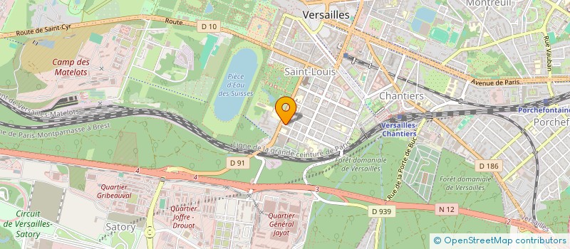 localisation de l'entreprise VERSAILLES MEDICAL SERVICES à VERSAILLES