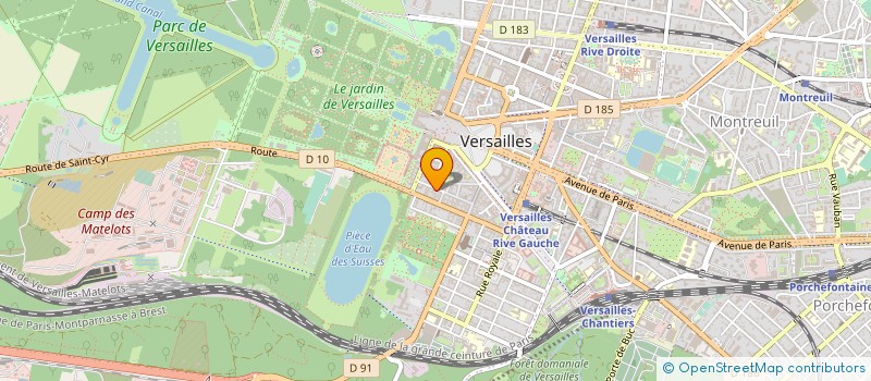 localisation de l'entreprise VERSAILLES MODELES IMPORT à VERSAILLES
