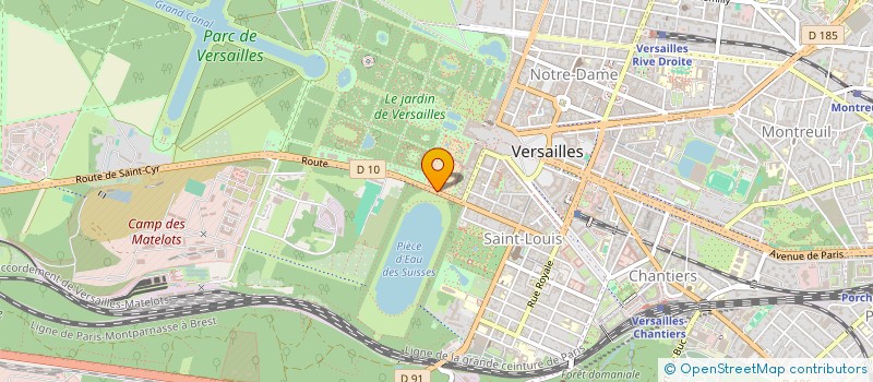 localisation de l'entreprise VERSAILLES MOTO CLUB à VERSAILLES