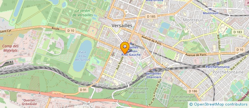 localisation de l'entreprise VERSAILLES PRIMEUR à VERSAILLES