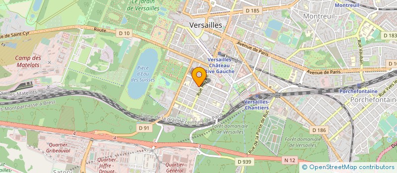 localisation de l'entreprise VERSAILLES REPRO à VERSAILLES