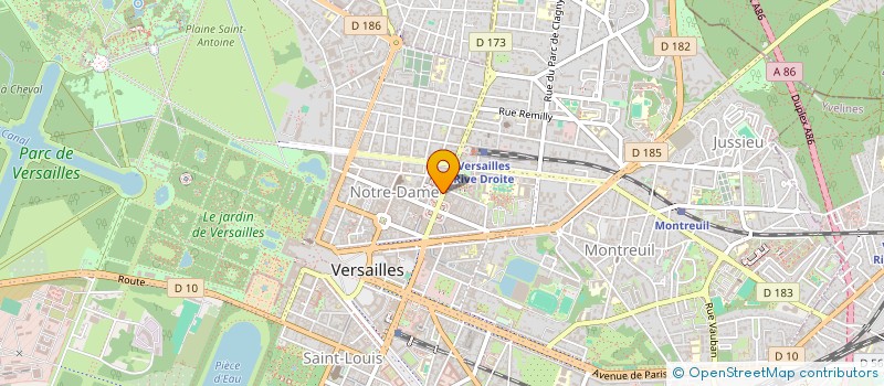 localisation de l'entreprise VERSAILLES TOUR à VERSAILLES