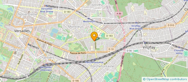 localisation de l'entreprise VERSAILLES VOLLEY-BALL à VERSAILLES