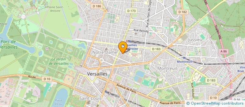 localisation de l'entreprise VERSALIS à VERSAILLES
