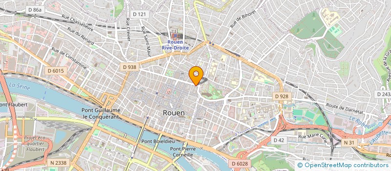 localisation de l'entreprise VERSAN HOTEL GESTION à ROUEN