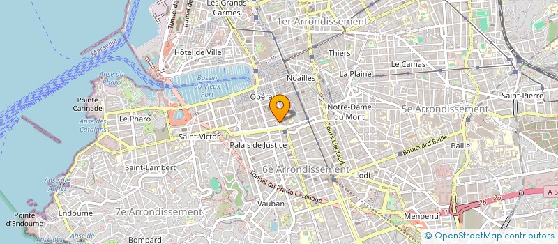 localisation de l'entreprise VERSANT SUD à MARSEILLE