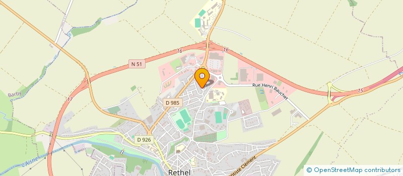 localisation de l'entreprise VERSANT SUD SARL à RETHEL