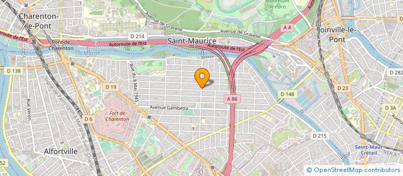 localisation de l'entreprise VERSAO à MAISONS-ALFORT
