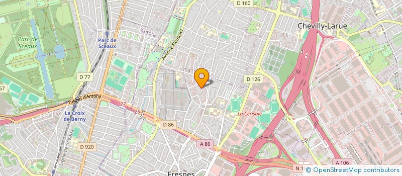 localisation de l'entreprise VERSARA  FRESNES