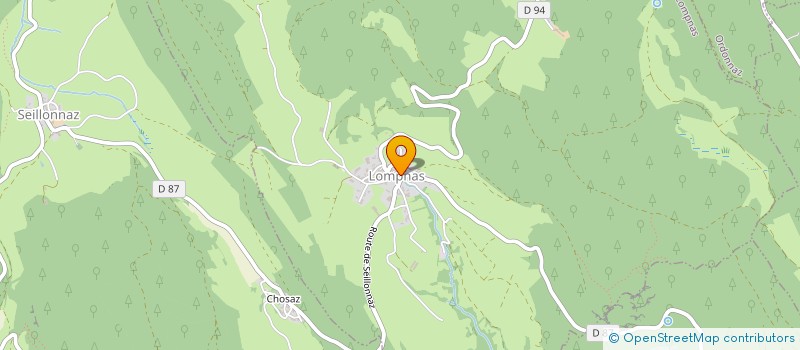 localisation de l'entreprise VERSARI BOIS  LOMPNAS