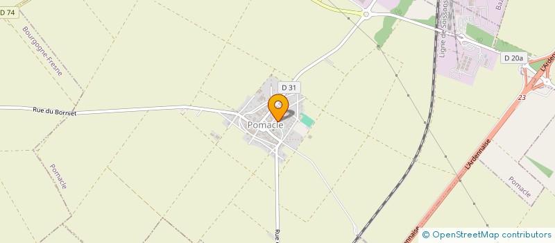 localisation de l'entreprise VERSASTIN  POMACLE