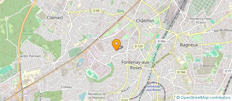 localisation de l'entreprise VERSATE à FONTENAY-AUX-ROSES