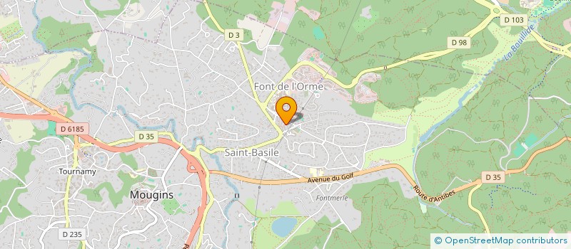 localisation de l'entreprise VERSATILE à MOUGINS