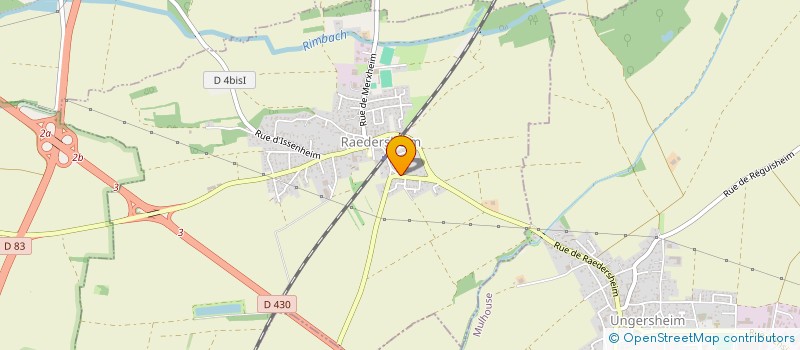 localisation de l'entreprise VERSATILE COMPAGNIE  RAEDERSHEIM