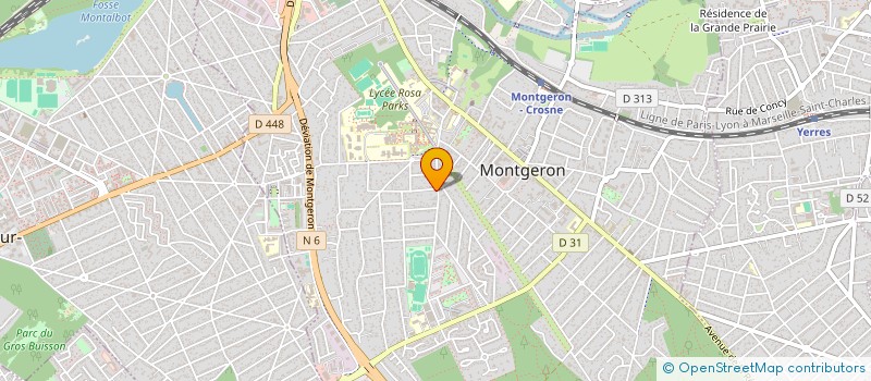 localisation de l'entreprise VERSATILITY à MONTGERON