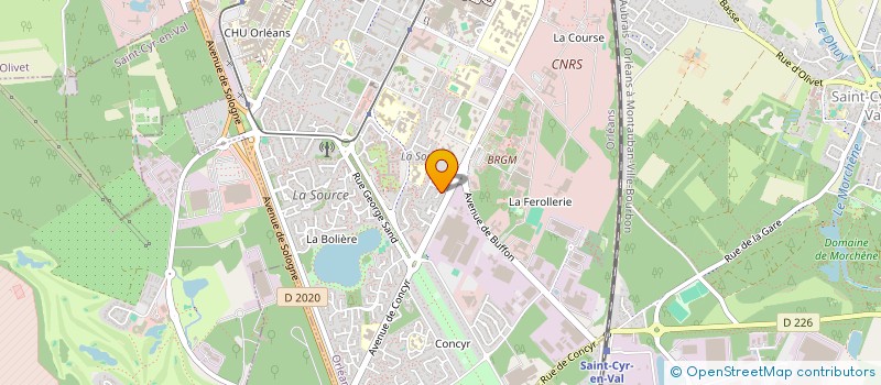 localisation de l'entreprise VERSATISMO GROUP  ORLEANS