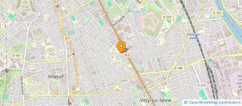 localisation de l'entreprise VERSAVEAU  VITRY-SUR-SEINE