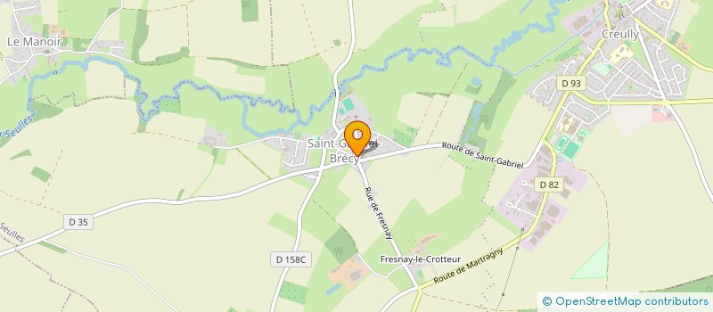 localisation de l'entreprise VERSAY  CREULLY SUR SEULLES