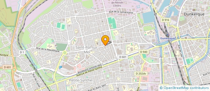 localisation de l'entreprise VERSCHAVE à DUNKERQUE