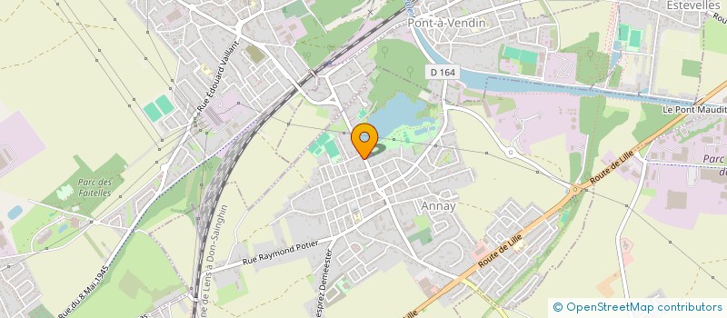 localisation de l'entreprise VERSE AUTO  ANNAY