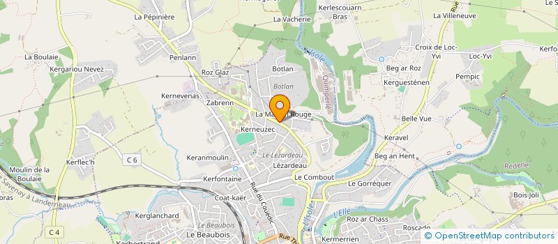 localisation de l'entreprise VERSE'O à QUIMPERLE