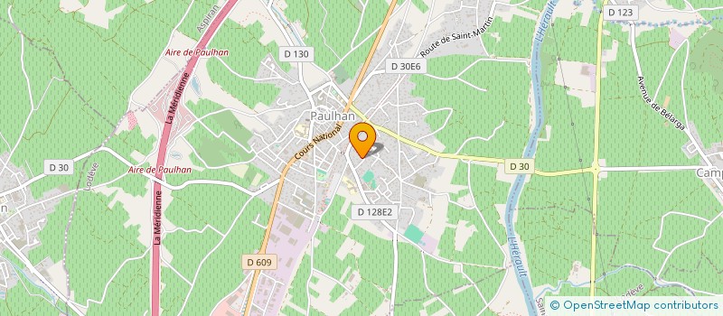 localisation de l'entreprise VERSEAU  PAULHAN