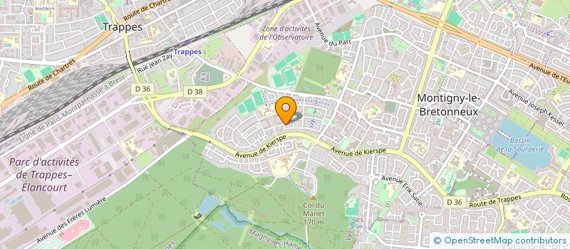 localisation de l'entreprise VERSEAU PARIS à MONTIGNY-LE-BRETONNEUX