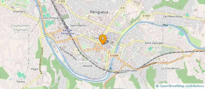 localisation de l'entreprise VERSEDON  PERIGUEUX