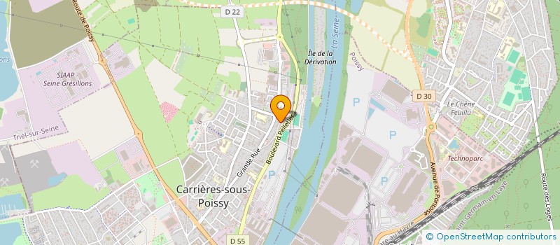 localisation de l'entreprise VERSEO  CARRIERES-SOUS-POISSY