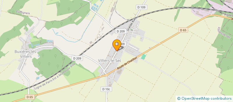 localisation de l'entreprise VERSET ELECTRICITE à VILLIERS-LE-SEC