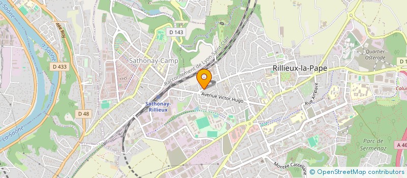 localisation de l'entreprise VERSET ET ASSOCIES  RILLIEUX-LA-PAPE