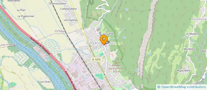 localisation de l'entreprise VERSEVRAGE  FONTANIL-CORNILLON