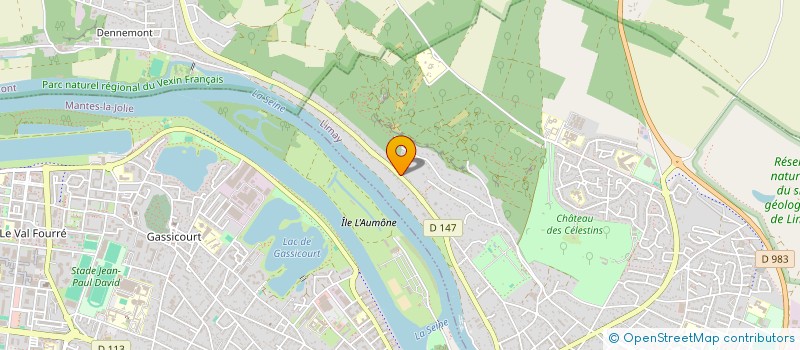 localisation de l'entreprise VERSICOLOR OR FOODING  LIMAY