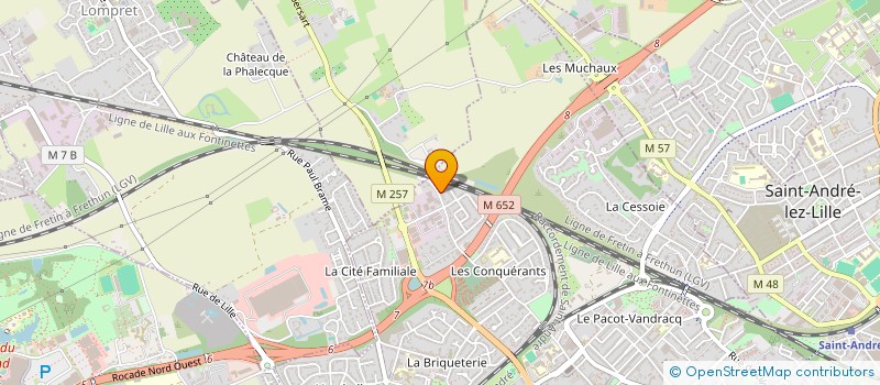 localisation de l'entreprise VERSILIA à LAMBERSART