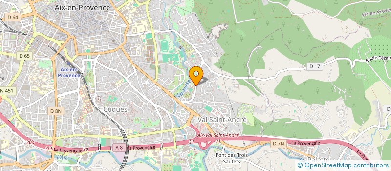 localisation de l'entreprise VERSINI à AIX-EN-PROVENCE