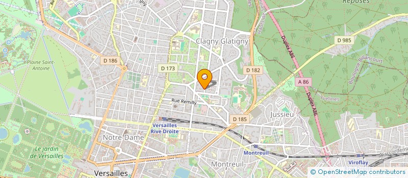localisation de l'entreprise VERSINTO IMMO à VERSAILLES